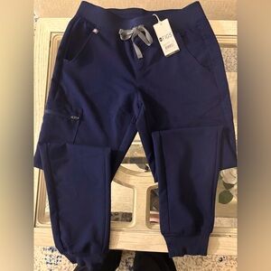 FIGS Zamora Jogger Scrub Pants (Navy-Small/Regular)